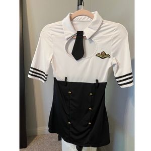 Stewardess Flight Attendant Halloween Costume